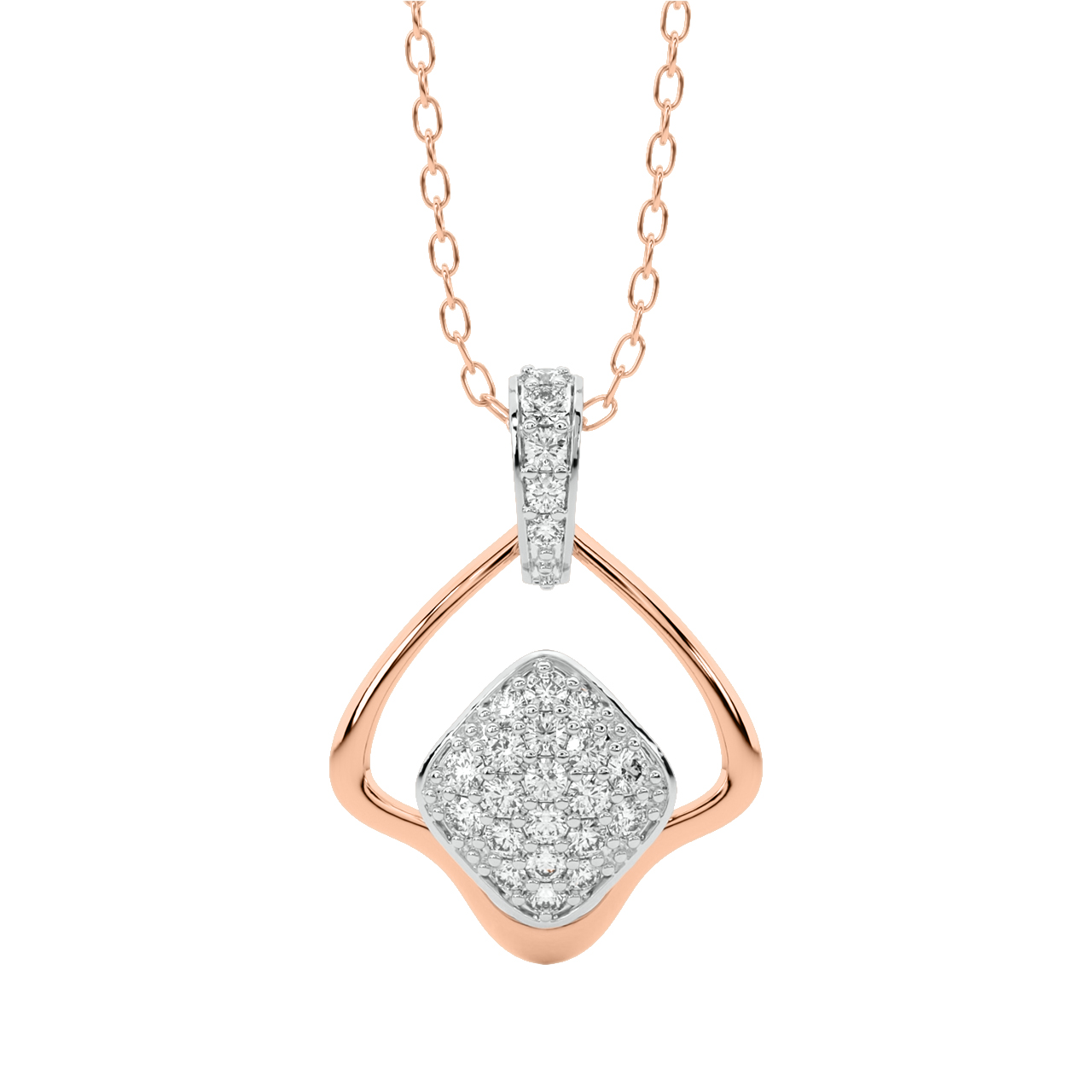 Esme Round Diamond Office Wear Pendant